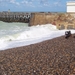 Dieppe zicht op de pier