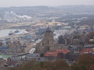 Treport de stad en haven
