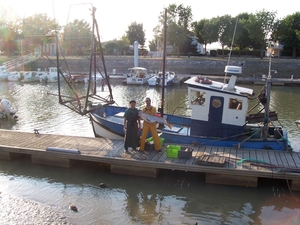Mortange sur Gironde, visser met een steur