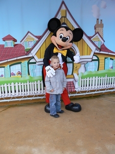Bezoek aan Micky Mousse