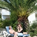 l'Escala onder palmboom