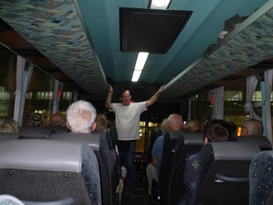 Eerste info in de bus