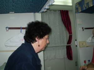 Discusie in de slaap cabine