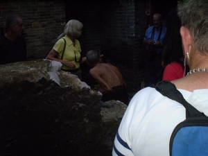 verkoper van anzichtkaarten