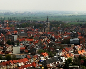 Diksmuide zicht vanop de IJzertoren