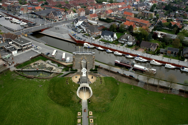Diksmuide zicht vanop de IJzertoren