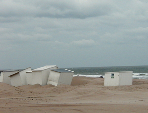 resultaat van een storm !