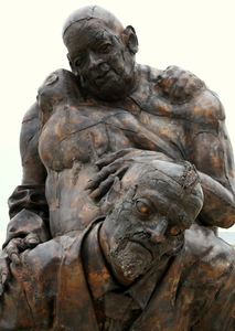 Kunst op het strand van Koksijde