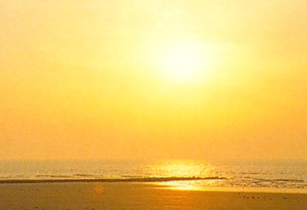 prachtig avondrood !