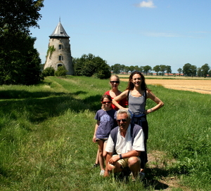 Even poseren in de Moeren.