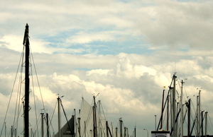 wolken-en mastenspel.