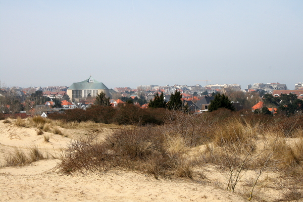 Zicht op Koksijde Bad.