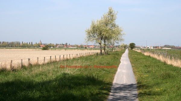 Frontzate t.h.v. Rampskapelle - april 2014