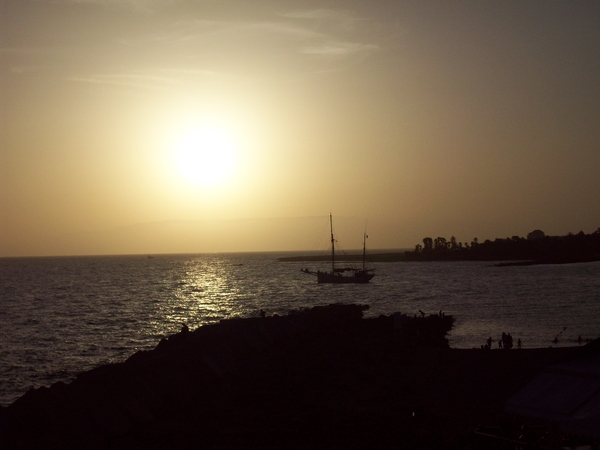 Rustig genieten met een bacardi cola