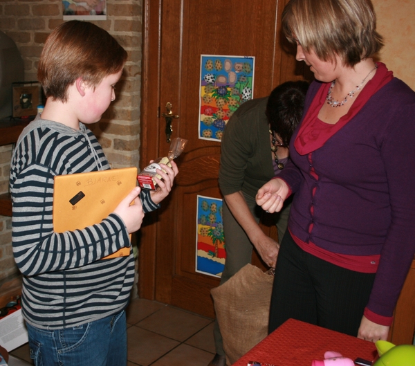 29 nov 2008 Sinterklaas bij Griet - Bjarne en Elsie