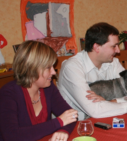 29 nov 2008 Sinterklaas bij Griet - Elsie en Pedro