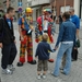 Clown Bobbo en Donny ballonplooien op de Dodentocht in Bornem