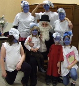 Vader Abraham met zijn  smurfen