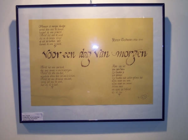 Voor een dag van morgen