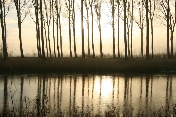 'k Heb de zon zien zakken in...