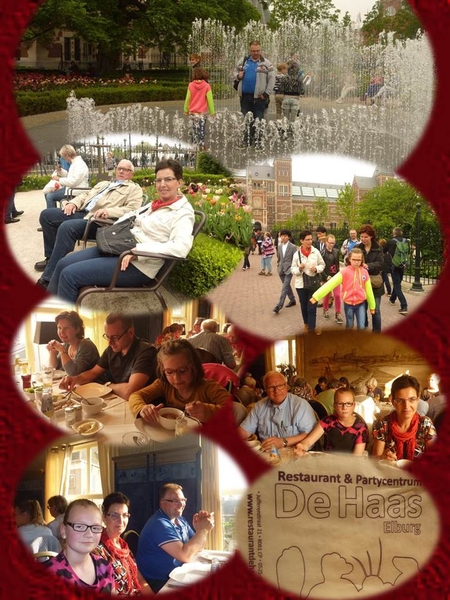 Michiel en Adri dagje Amsterdam met kinderen en kleikinderen.