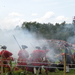 infanterie beschiet de tegestanders
