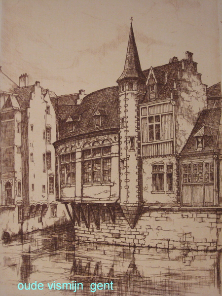 oude vismijn  te  gent