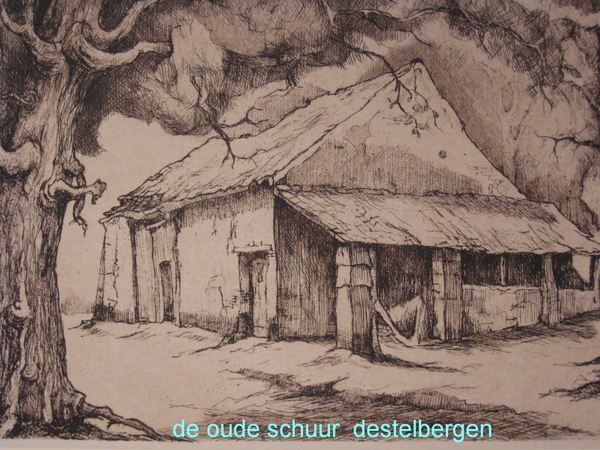 oude schuur te destelbergen   18 de eeuw