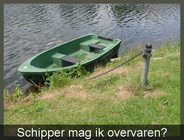 dobberend op de plas