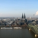 Keulen   _panorama met van links naar rechts de oude stad, de Dom