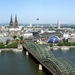 Keulen   _panorama met van links naar rechts de oude stad, de Dom