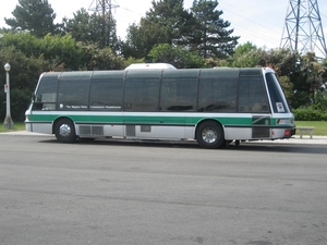 Een 'rollon - roll off' bus.