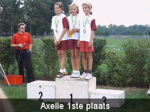 Axelle 1ste plaats