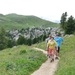 2009_07_09 018 Sellajoch (Passo Sella) - Mieke, Benno, Otto wande