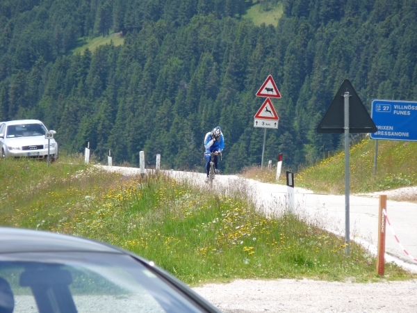 2009_07_10 065 Würzjoch (Passo delle Erbe) - Otto op de fiets