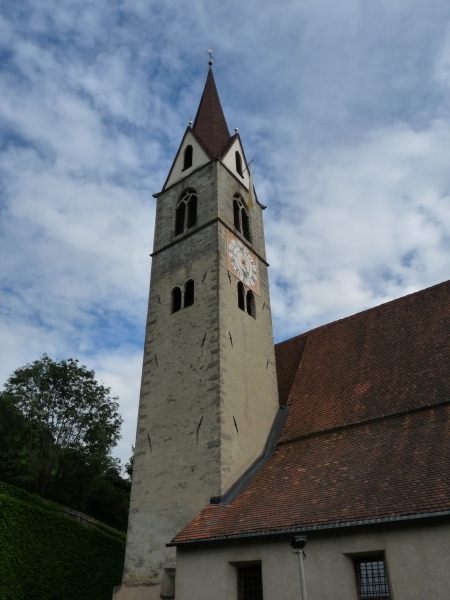 2009_07_12 047 Albeins (Albes) - dorp - kerktoren tweede kerk