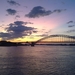 Waalbrug bij zonsopgang