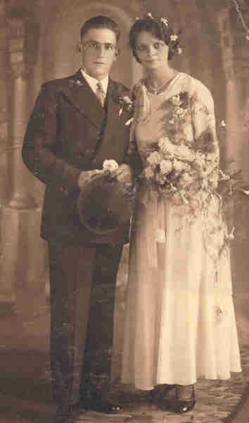 Jan de Bruin en Cor Muit getrouwd op 26-7-1933