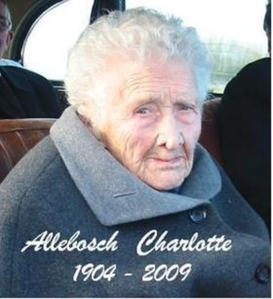Charlotte Decat-Allebosch (26.12.1904-22.10.2009) at age 100