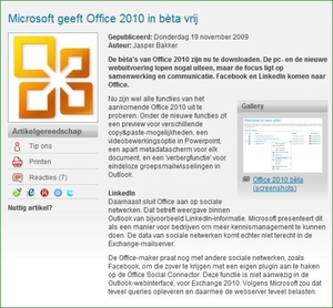 Office 2010  Download en werkt tot Mei 2010