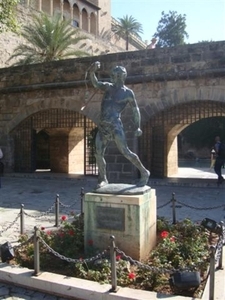 Standbeeld in Palma stad...