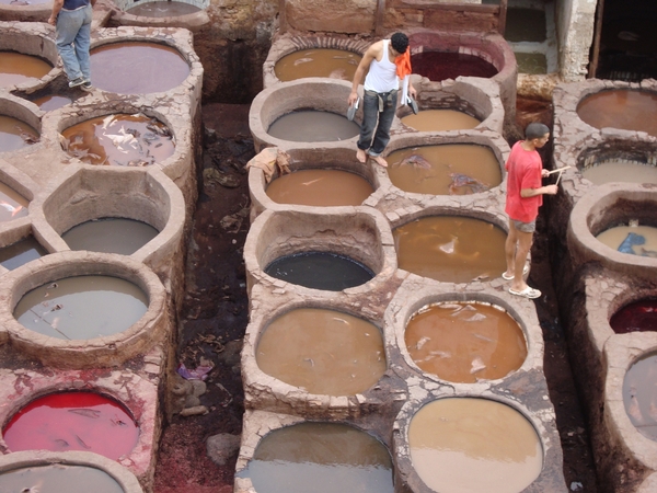 Rabat - Kleuren van de huiden.