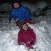 lene en mats in de sneeuw 2009