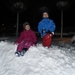 mats en lene in sneeuw 2009
