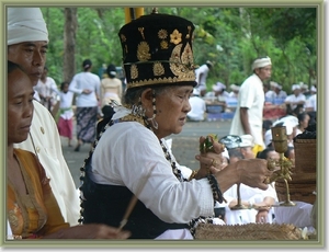 Ceremonie in Carangsari