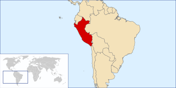 kaart Peru