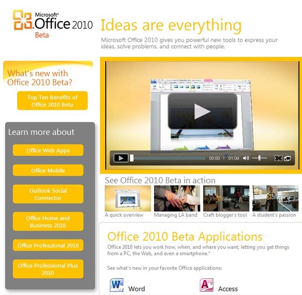 Office 2010 informatie en uit de Nieuwsbrief