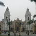 kathedraal op de plaza de armas in lima