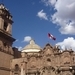 cusco zicht op paleis van de bisschop