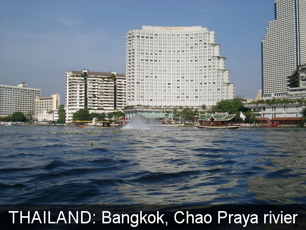 THAILAND BANGKOK CHAO PRAYA RIVER